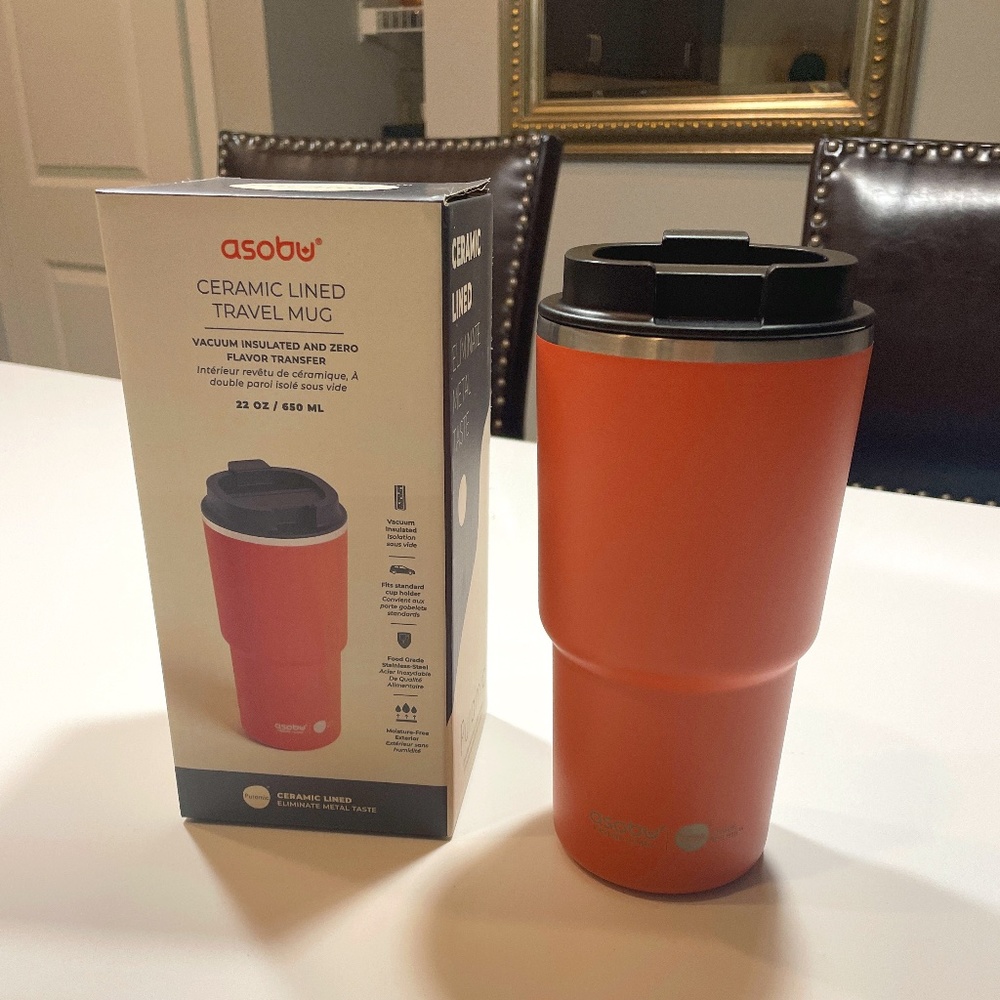 Asobu Puramic Ceramic Lined Travel Mug